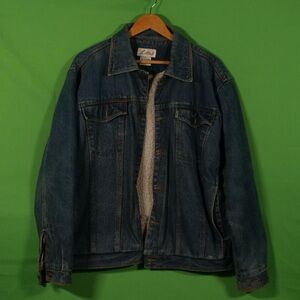 Vintage Denim Sherpa Jacket